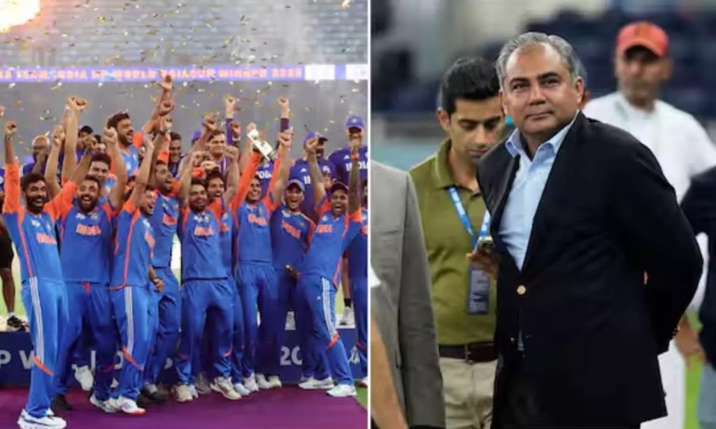 பாகிஸ்தான் அமைச்சரின் கையில் ஆசிய கோப்பையை வாங்க மறுத்த இந்தியா
