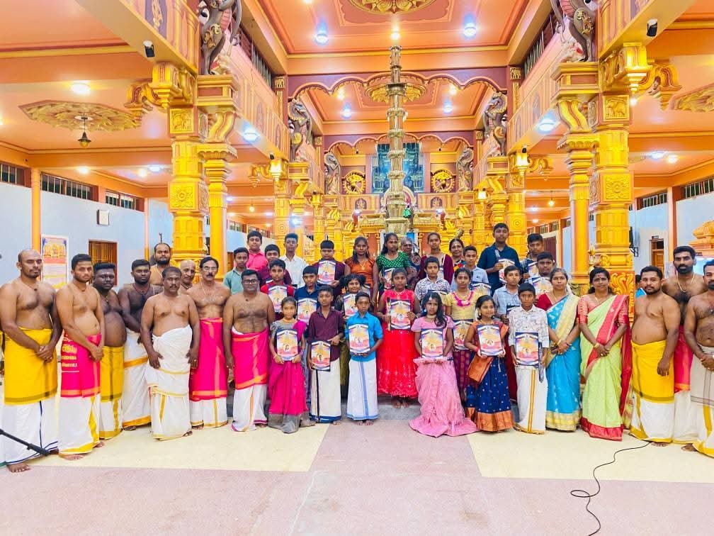 வாணி விழாவில் செட்டிபாளையம் சிவன் ஆலயம் 29 புலமையாளர்களுக்கு கௌரவம்