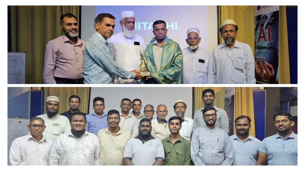 ஸ்ரீலங்கா முஸ்லிம் மீடியா போரத்தின் தலைவருக்கு காத்தான்குடி மீடியா போரம் கௌரவம்..
