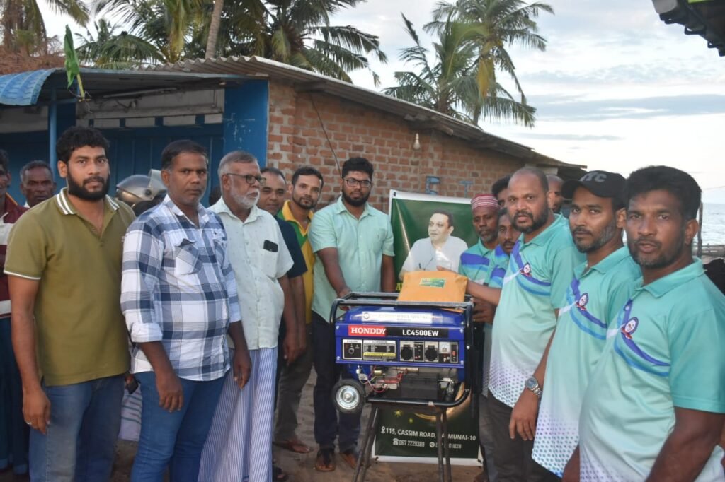 கல்முனை ரஹ்மத் பவுண்டேசன்: யங் பேர்ட்ஸ் ஜனாஸா நலன்புரிக்கு மின்தோற்றி கையளிப்பு