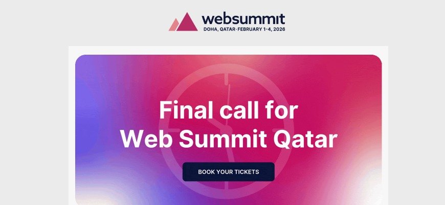 இன்னும் 5 நாட்களே!  Web Summit Qatar 2026 தொழில்நுட்ப உலகின் ஜாம்பவான்கள் பங்கேற்பு