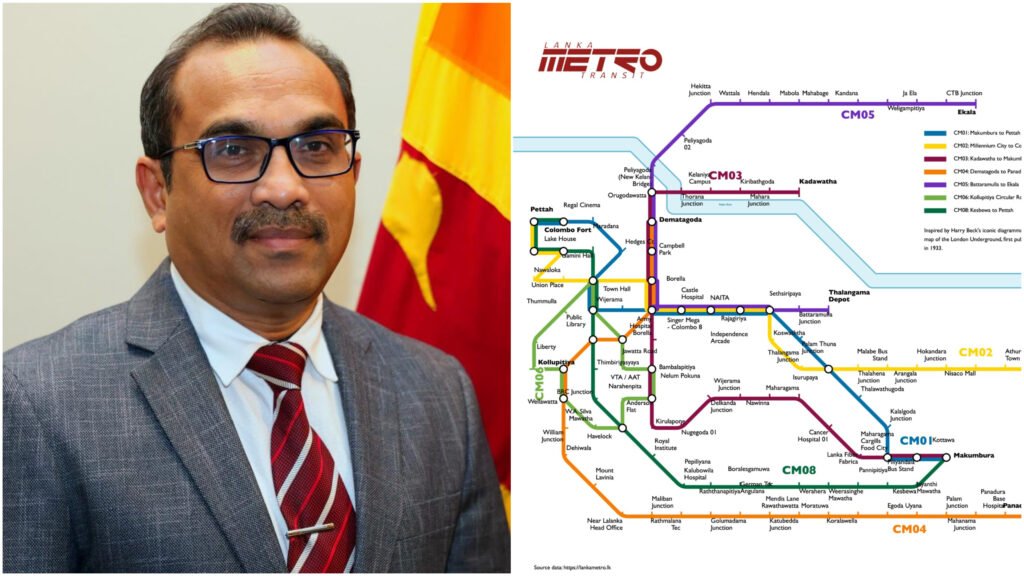 செப்டம்பரில் விரிவுபடுத்தப்பட்ட கொழும்பு மெட்ரோ டிரான்சிட் பேருந்து சேவை ஆரம்பம்;  வழித்தட வரைபடத்தை வெளியிட்டார் அமைச்சர்