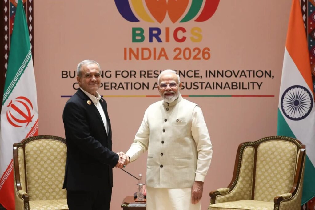 BRICS உச்சிமாநாட்டின் இடையே இந்திய – ஈரான் தலைவர்கள் புதுடெல்லியில் சந்திப்பு